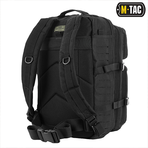 M-Tac рюкзак Large Assault Pack Laser Cut Black. Фото 3