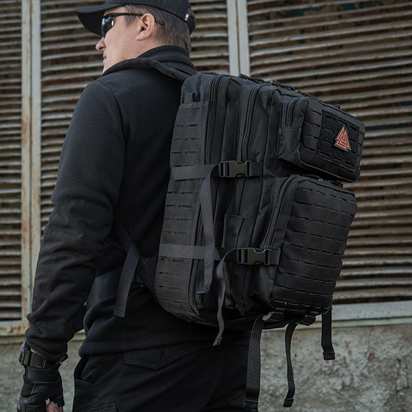M-Tac рюкзак Large Assault Pack Laser Cut Black. Фото 4