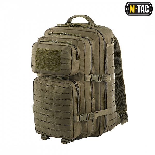 M-Tac рюкзак Large Assault Pack Laser Cut Dark Olive. Фото 3