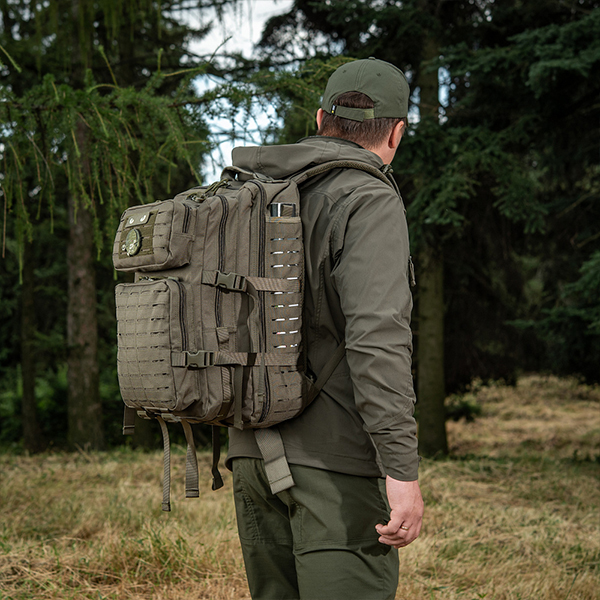 M-Tac рюкзак Large Assault Pack Laser Cut Dark Olive. Фото 11