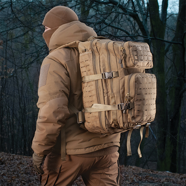 M-Tac рюкзак Large Assault Pack Laser Cut Tan. Фото 17
