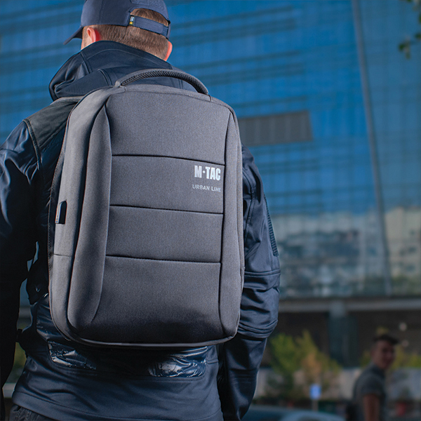 M-Tac рюкзак Urban Line Anti Theft Pack Dark Grey. Фото 13