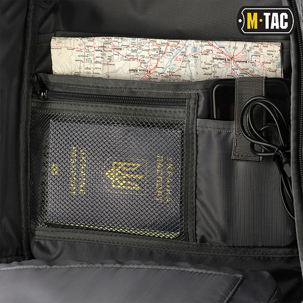 M-Tac рюкзак Urban Line Anti Theft Pack Dark Grey. Фото 14