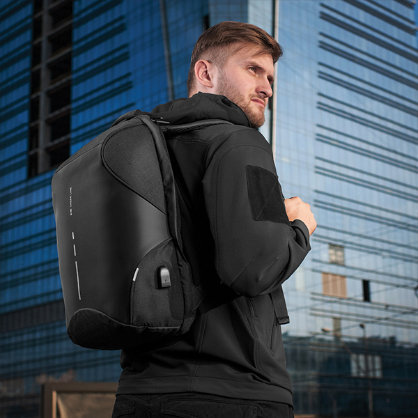M-Tac рюкзак Urban Line Anti Theft Shell Pack Dark Grey/Black. Фото 11