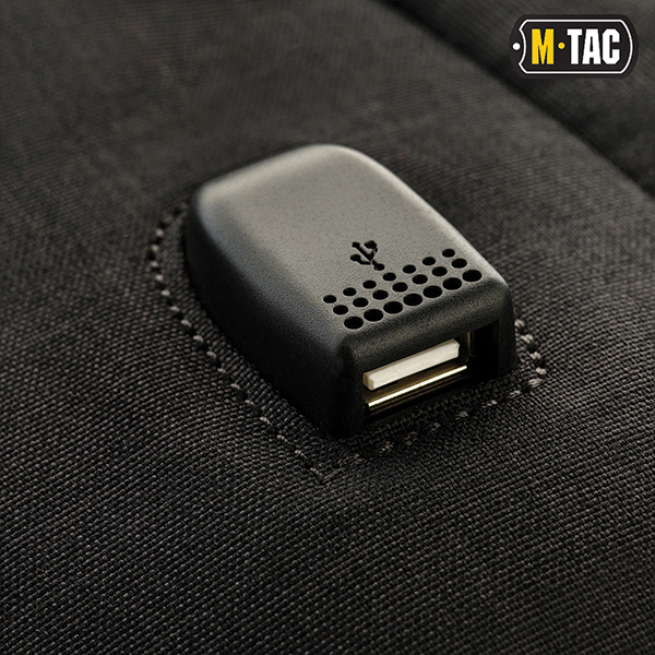M-Tac рюкзак Urban Line Anti Theft Shell Pack Dark Grey/Black. Фото 6