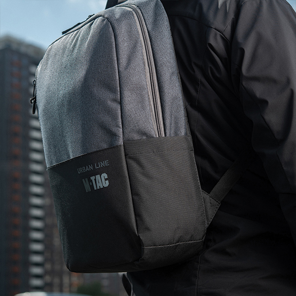 M-Tac рюкзак Urban Line Laptop Pack Dark Grey. Фото 10