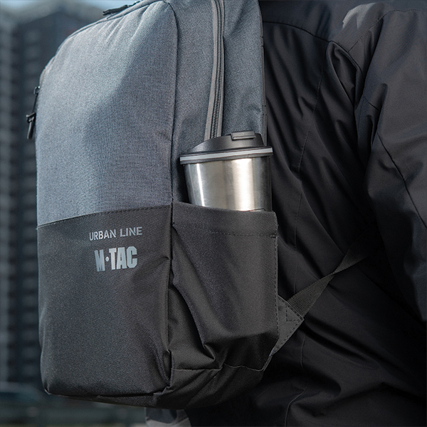 M-Tac рюкзак Urban Line Laptop Pack Dark Grey. Фото 11