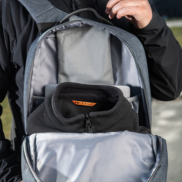 M-Tac рюкзак Urban Line Laptop Pack Dark Grey. Фото 12