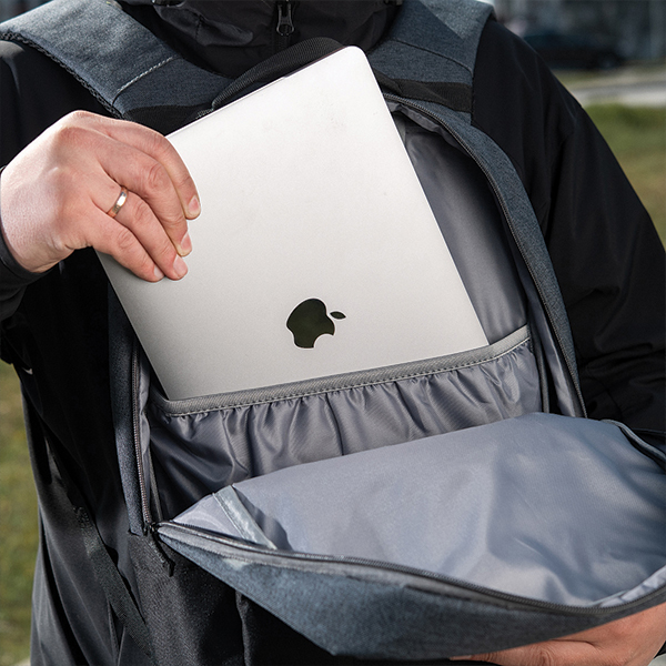 M-Tac рюкзак Urban Line Laptop Pack Dark Grey. Фото 6