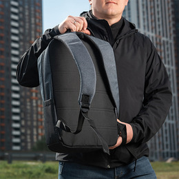 M-Tac рюкзак Urban Line Laptop Pack Dark Grey. Фото 14