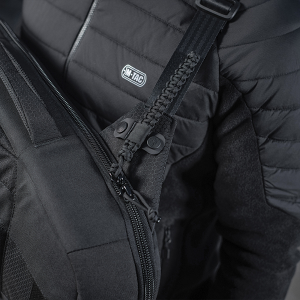 M-Tac рюкзак однолямковий Agent Elite Hex Black. Фото 17