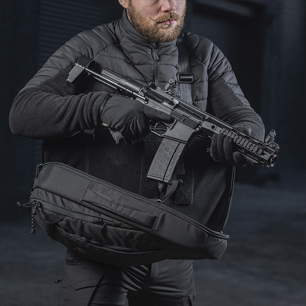 M-Tac рюкзак однолямковий Agent Elite Hex Black. Фото 19