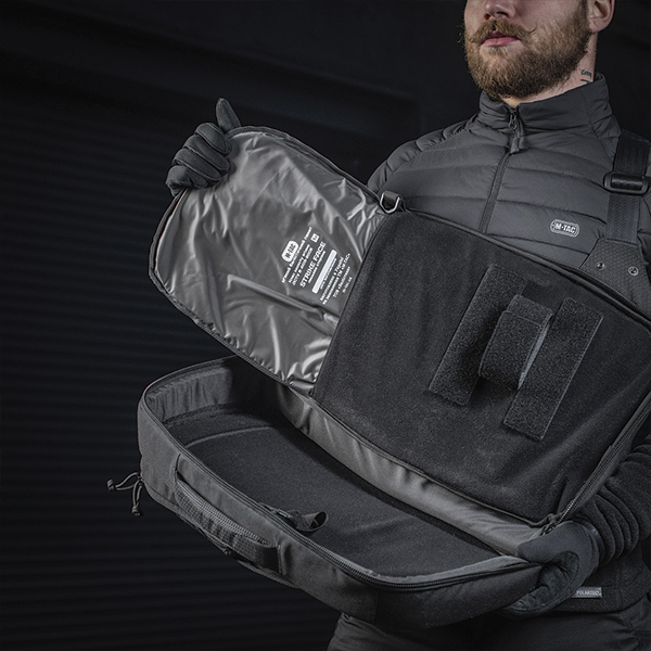 M-Tac рюкзак однолямковий Agent Elite Hex Black. Фото 20