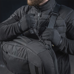 M-Tac рюкзак однолямковий Agent Elite Hex Black. Фото 22
