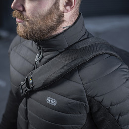 M-Tac рюкзак однолямковий Agent Elite Hex Black. Фото 7