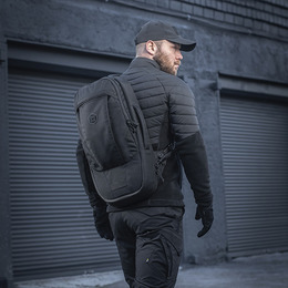M-Tac рюкзак однолямковий Agent Elite Hex Black. Фото 8
