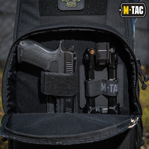 M-Tac рюкзак-чохол для зброї 85 см Elite Hex Black. Фото 9