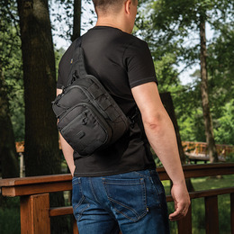 M-Tac сумка Cross Bag Elite Hex Black. Фото 8
