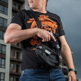 M-Tac сумка Pistol Waist Bag Elite Black. Фото 7