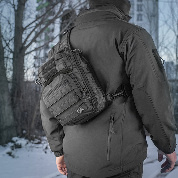M-Tac сумка Urban Line City Hunter Hexagon Bag Black. Фото 10