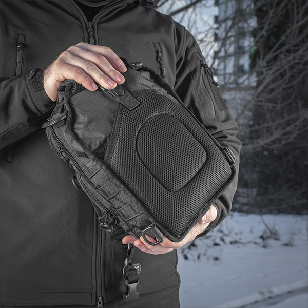 M-Tac сумка Urban Line City Hunter Hexagon Bag Black. Фото 13