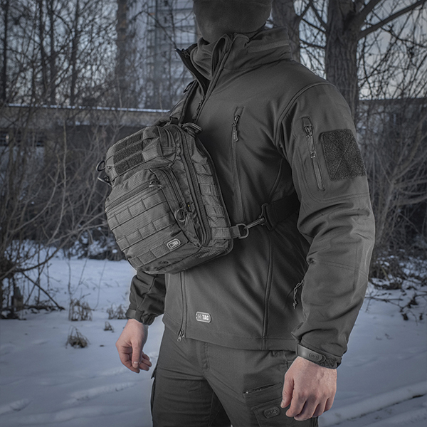 M-Tac сумка Urban Line City Hunter Hexagon Bag Black. Фото 5