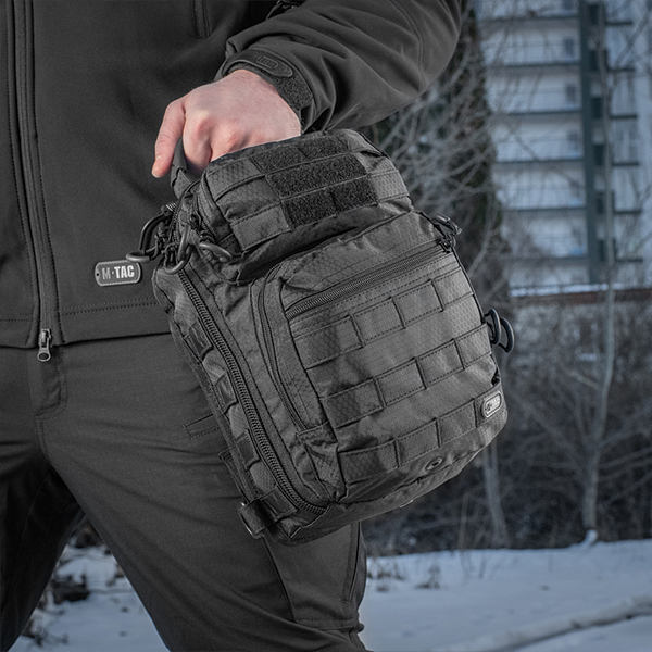 M-Tac сумка Urban Line City Hunter Hexagon Bag Black. Фото 9