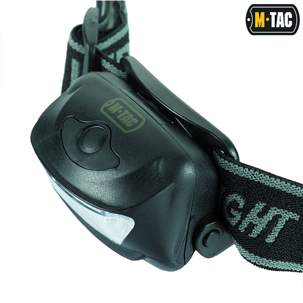 M-Tac ліхтар налобний 4+1 LED Black. Фото 4