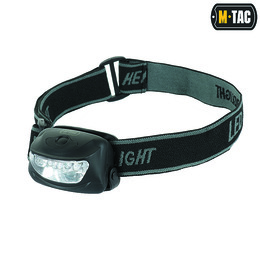 M-Tac ліхтар налобний 4+1 LED Black