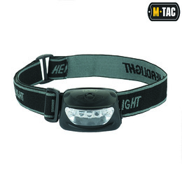 M-Tac ліхтар налобний 4+1 LED Black. Фото 3
