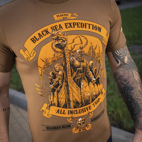 M-Tac футболка Black Sea Expedition Coyote Brown. Фото 4