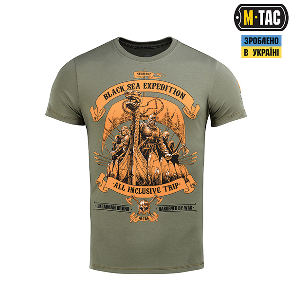 M-Tac футболка Black Sea Expedition Light Olive. Фото 2
