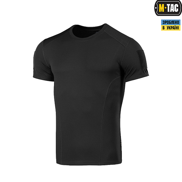M-Tac футболка потовідвідна Athletic Velcro Black