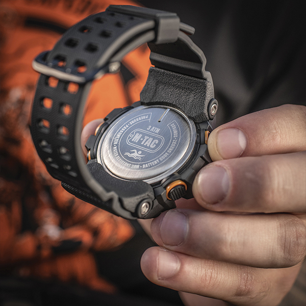 M-Tac годинник тактичний Adventure Black/Orange. Фото 12