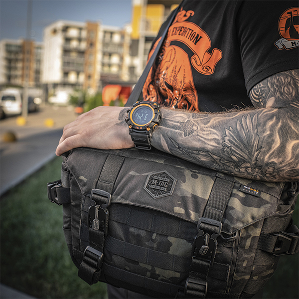 M-Tac годинник тактичний Adventure Black/Orange. Фото 14