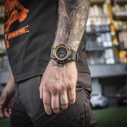 M-Tac годинник тактичний Adventure Black/Orange. Фото 6