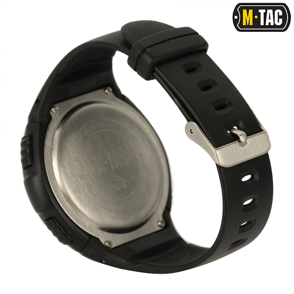 M-Tac годинник тактичний з крокоміром Black. Фото 2