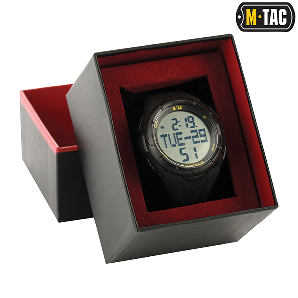 M-Tac годинник тактичний з крокоміром Black. Фото 3