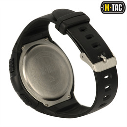 M-Tac годинник тактичний з крокоміром Black