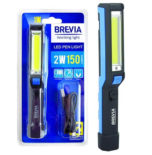 LED pen Light 2W COB+1W 150 Lm 900mAh micro USB
