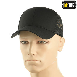 M-Tac бейсболка з сіткою Flex ріп-стоп Black