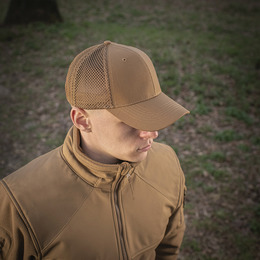 M-Tac бейсболка з сіткою Flex ріп-стоп Coyote brown. Фото 6