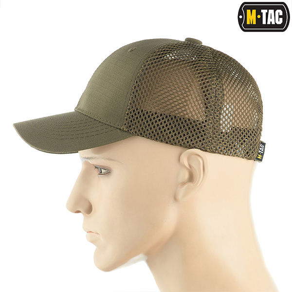 M-Tac бейсболка з сіткою Flex ріп-стоп Dark Olive. Фото 2