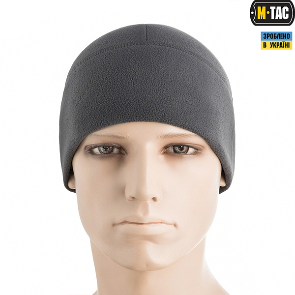 M-Tac шапка Watch Cap Elite фліс (260г/м2) Dark Grey. Фото 2