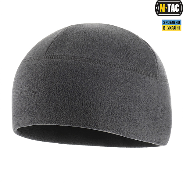 M-Tac шапка Watch Cap Elite фліс (260г/м2) Dark Grey. Фото 4