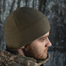 M-Tac шапка Watch Cap Elite фліс (260г/м2) Dark Olive. Фото 12