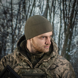 M-Tac шапка Watch Cap Elite фліс (260г/м2) Dark Olive. Фото 8