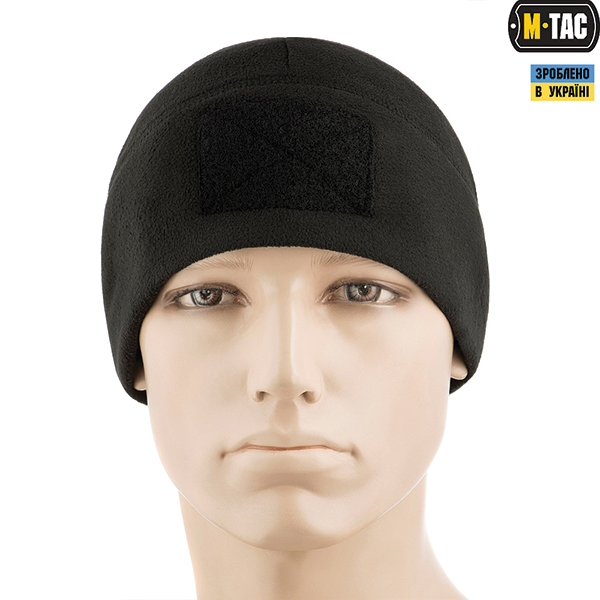 M-Tac шапка Watch Cap Elite фліс (270г/м2) з липучкою Black. Фото 2