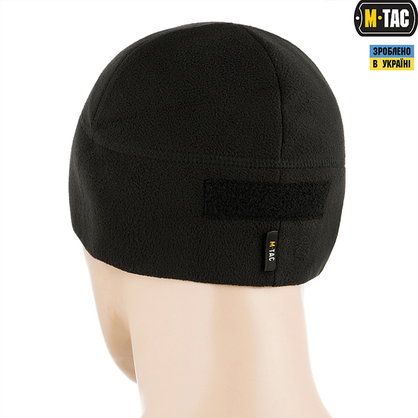 M-Tac шапка Watch Cap Elite фліс (270г/м2) з липучкою Black. Фото 4