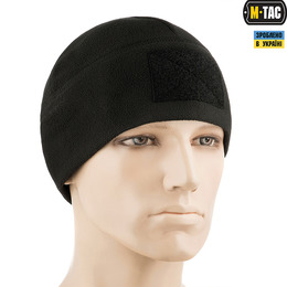 M-Tac шапка Watch Cap Elite фліс (270г/м2) з липучкою Black. Фото 3